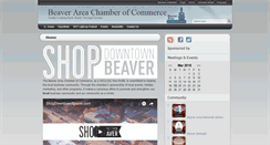 Desktop Screenshot of beaverareachamber.com